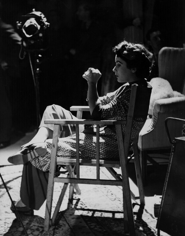 woman on a film set
