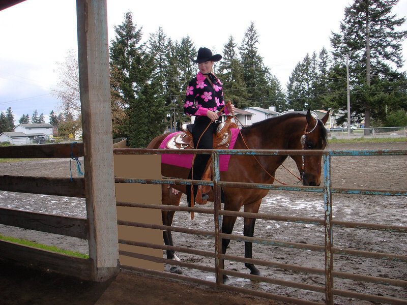 Woman on a Horse — Brown, Calm