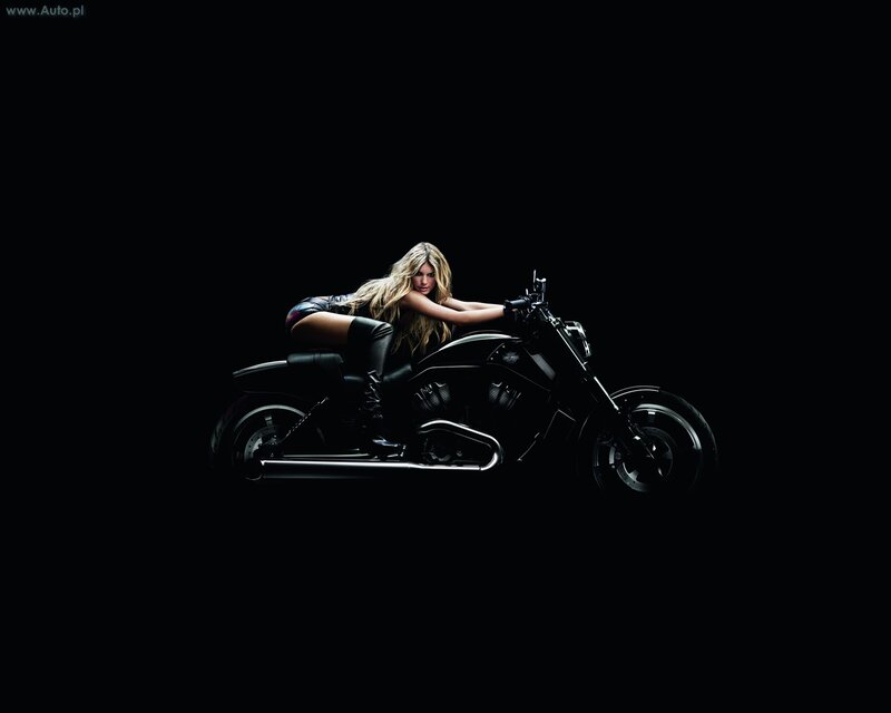 woman on a motorcycle