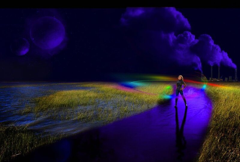Woman on a Path