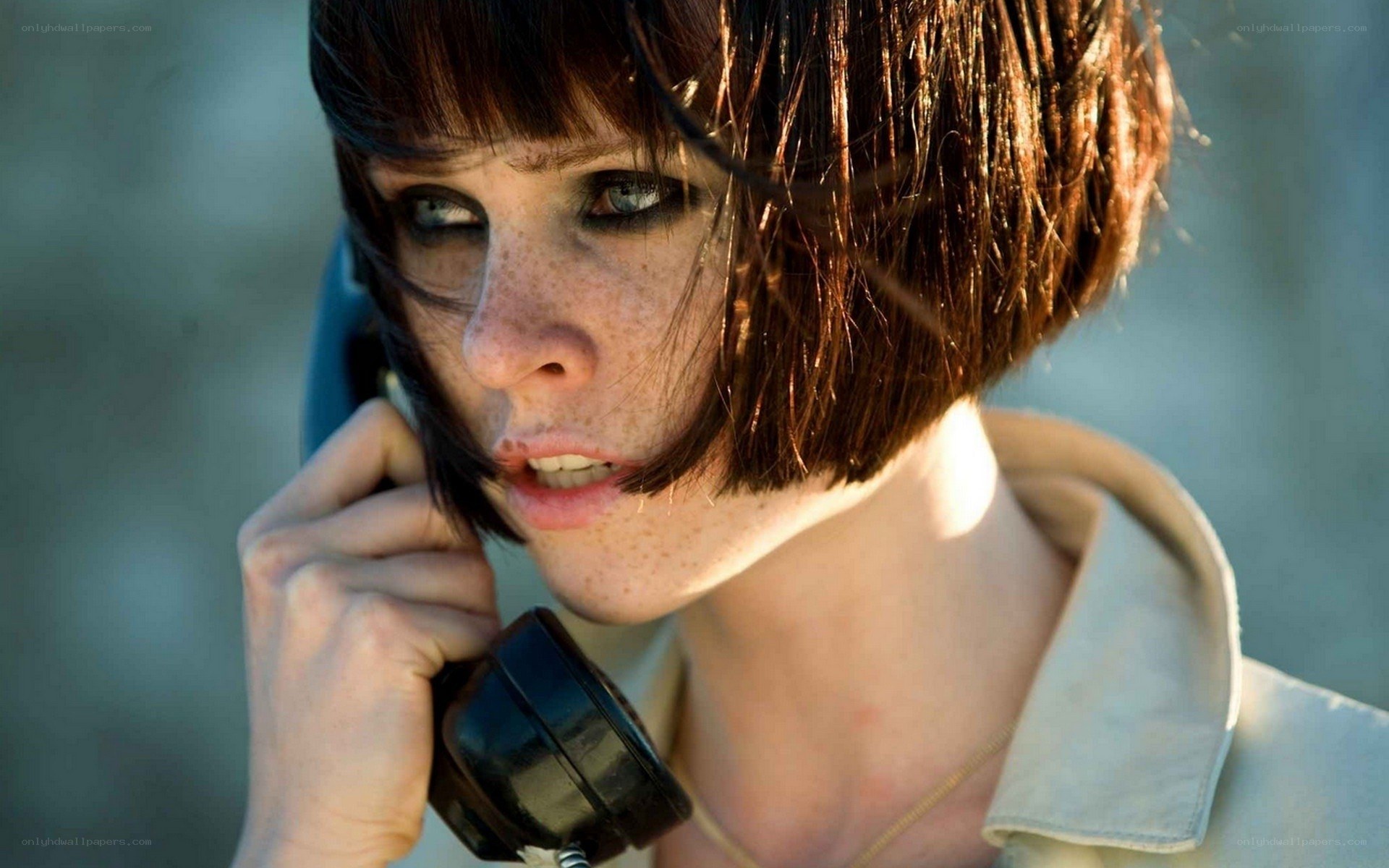 woman on a phone call
