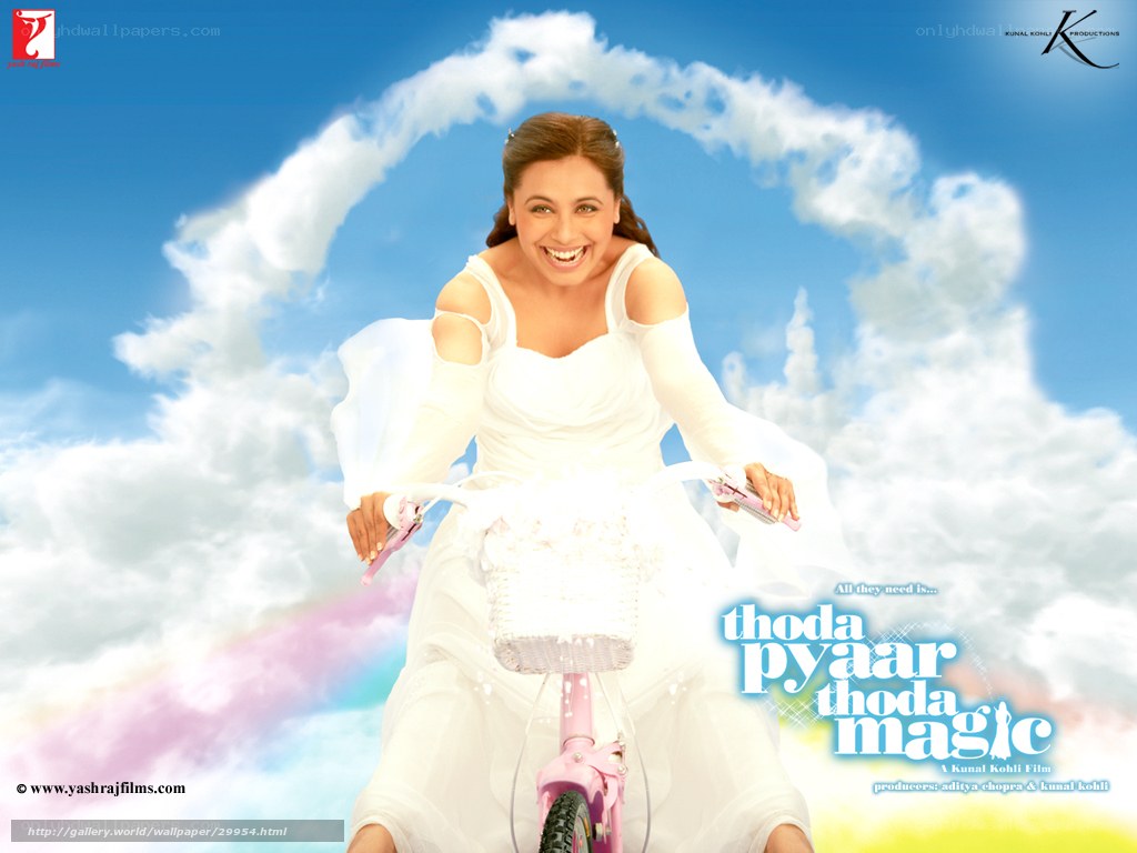 Woman on a pink bike in the sky