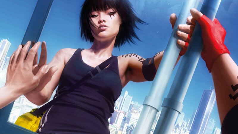 Woman on a Skyscraper