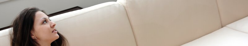 Woman on a Sofa — Beige, Calm, Photograph, Hair
