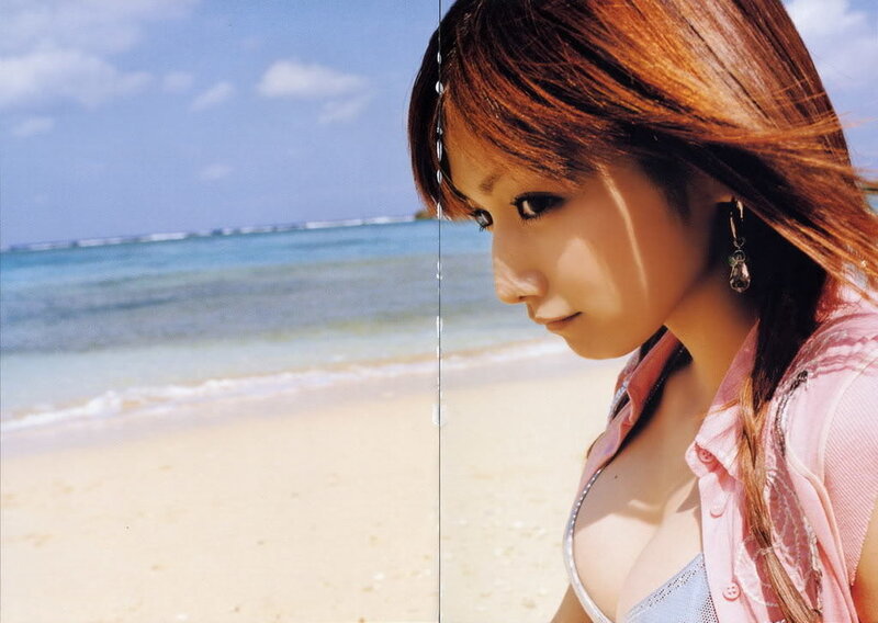 Woman on a sunny beach