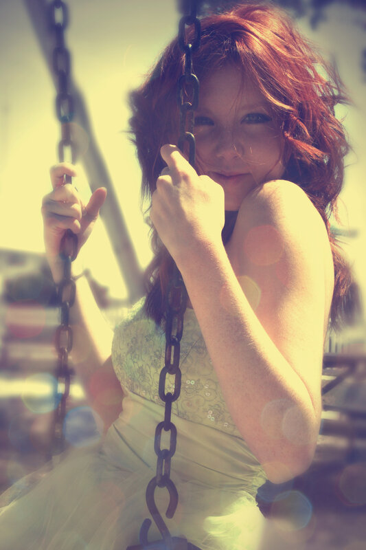 woman on a swing