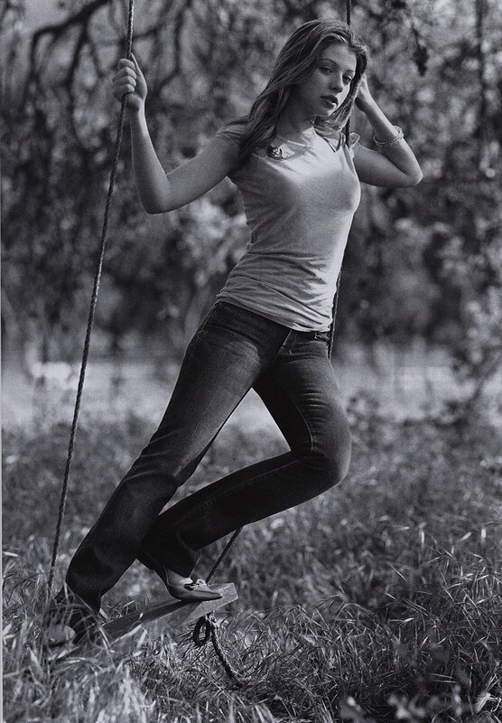 woman on a swing