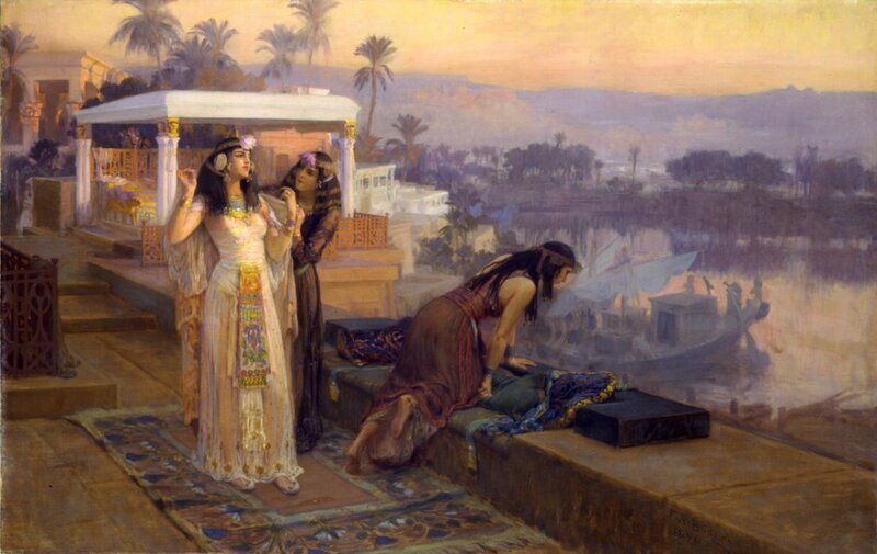 Woman on a Terrace — Gold