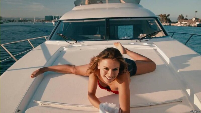 Woman on a yacht deck