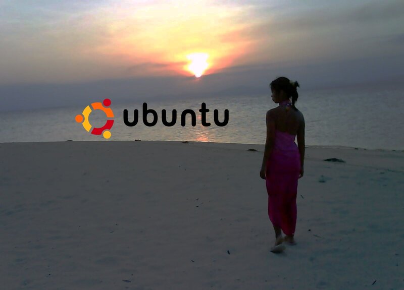 woman on beach at sunset