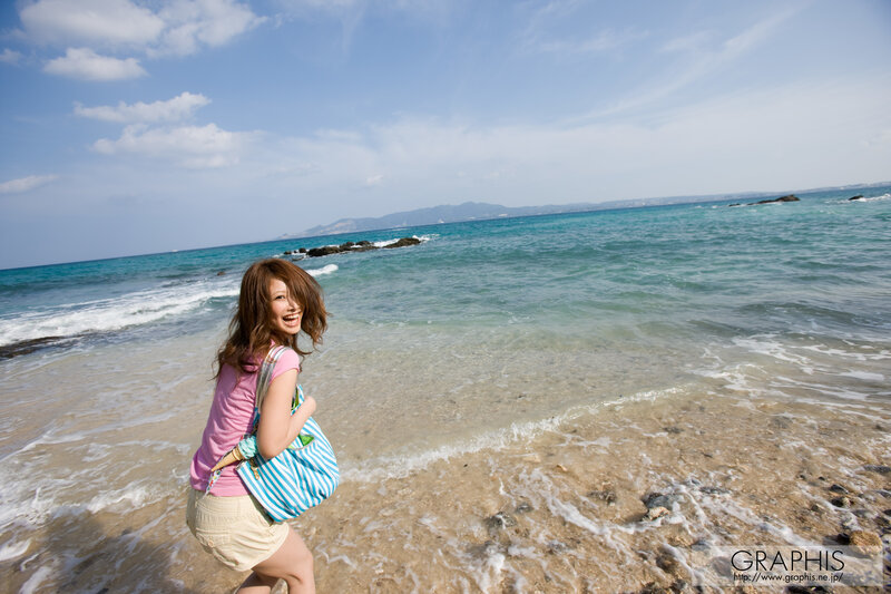 Woman on Beach — Blue, Relaxed, Afternoon, Photograph, Ocean, Sky
