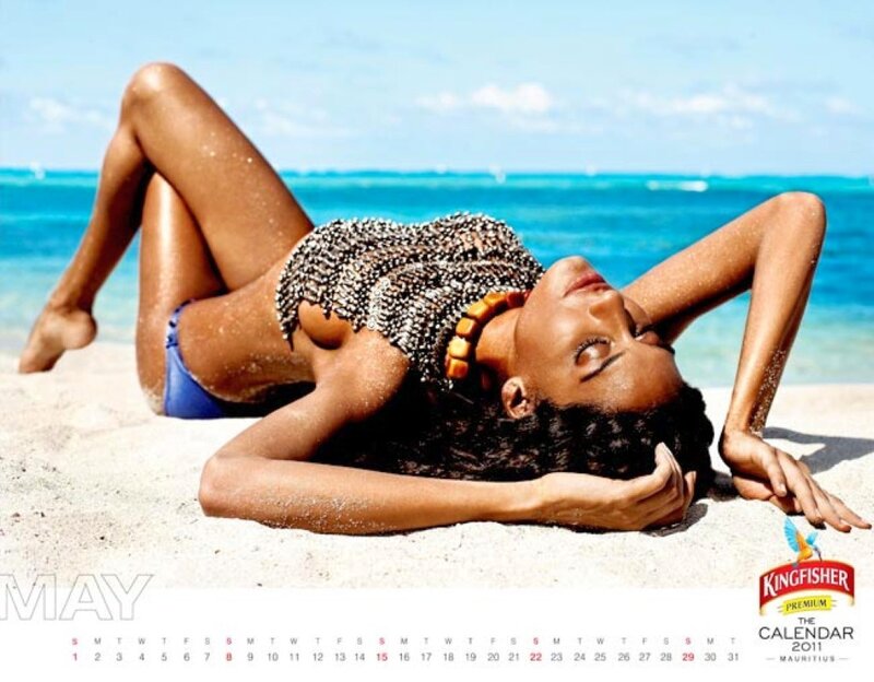 Woman on Beach — Blue, Relaxed, Afternoon, Photograph