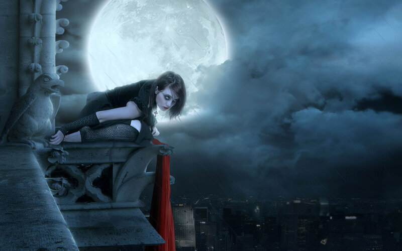 Woman on Cathedral Ledge