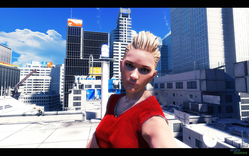 woman on city rooftop