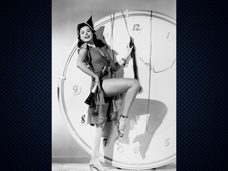 Woman on Clock Prop