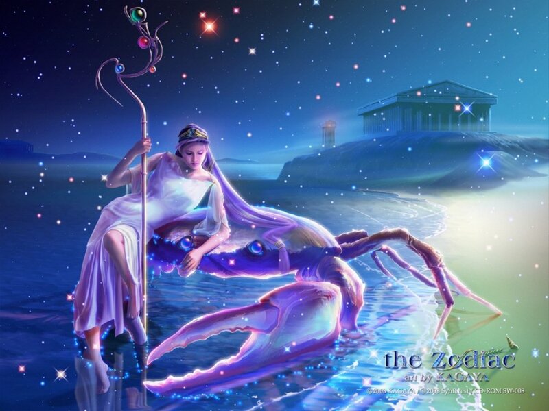 Woman on Crab