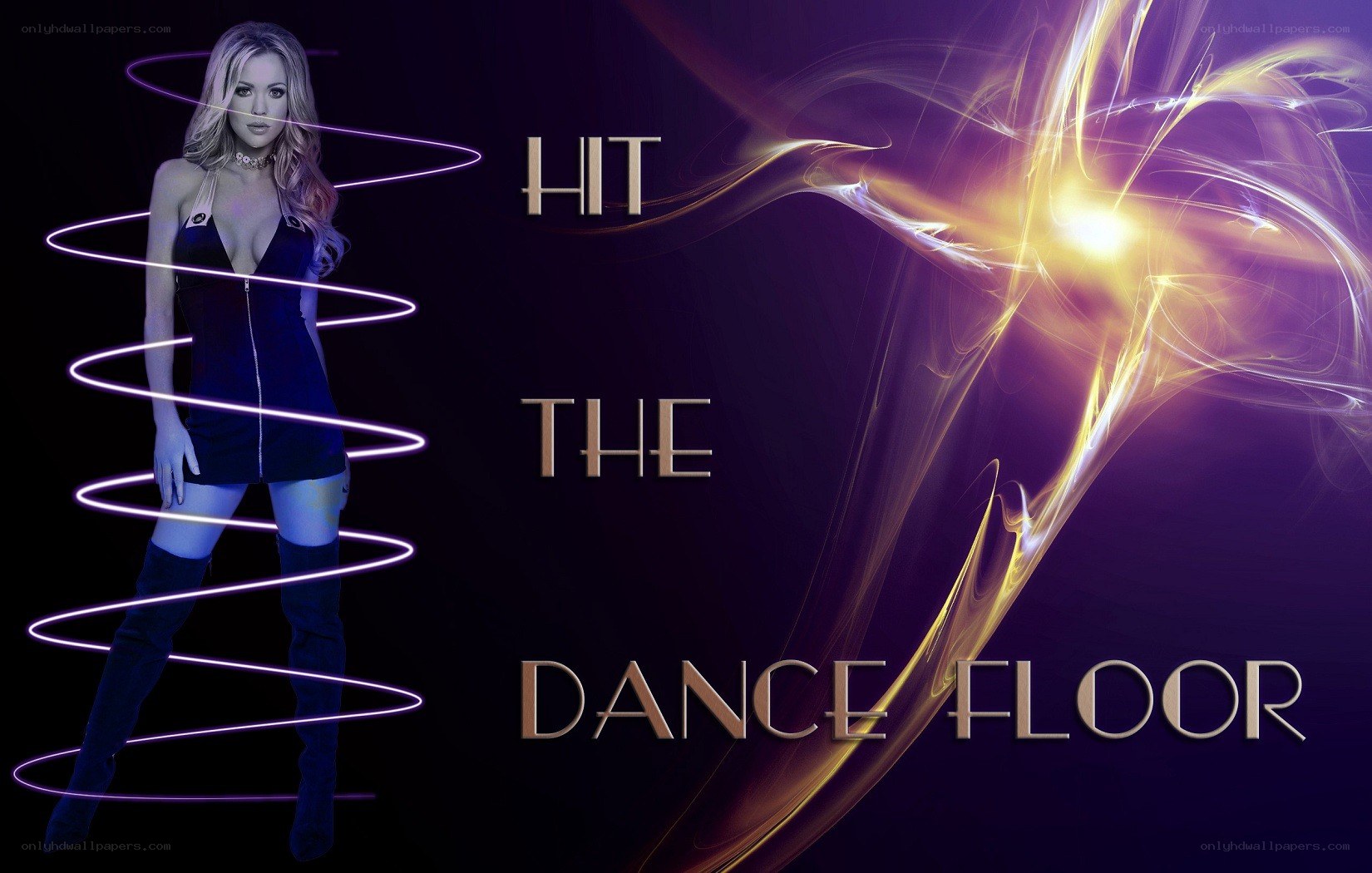 woman on dance floor