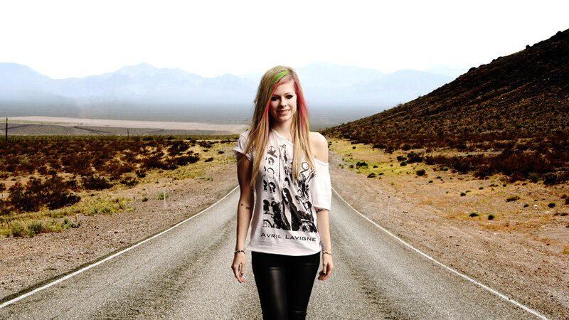Woman on Desert Road