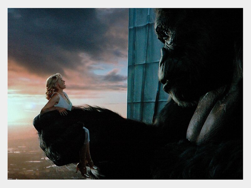 Woman on Gorilla's Back — Black