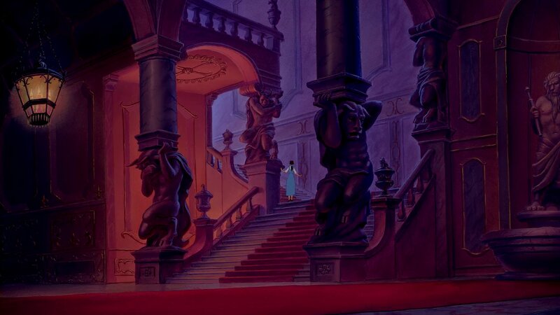 Woman on Grand Staircase