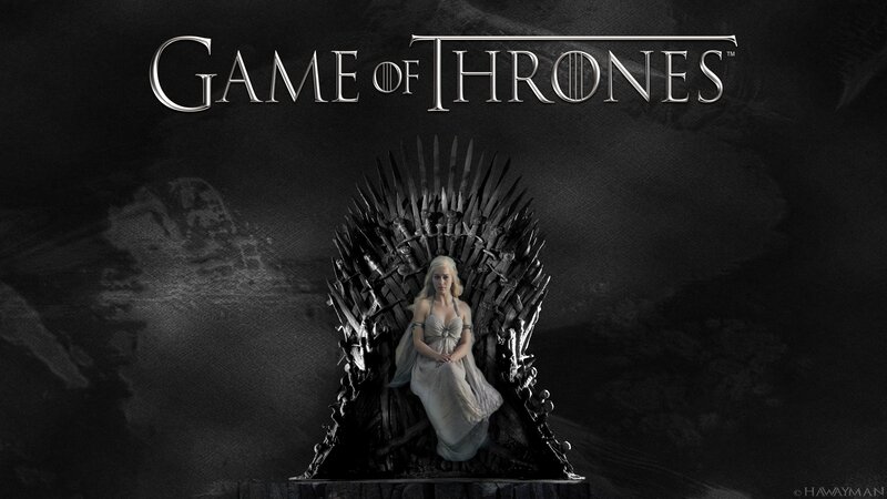 Woman on Iron Throne — Black, Dramatic