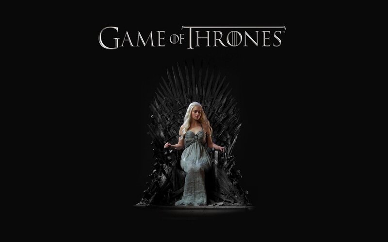 Woman on Iron Throne — Black