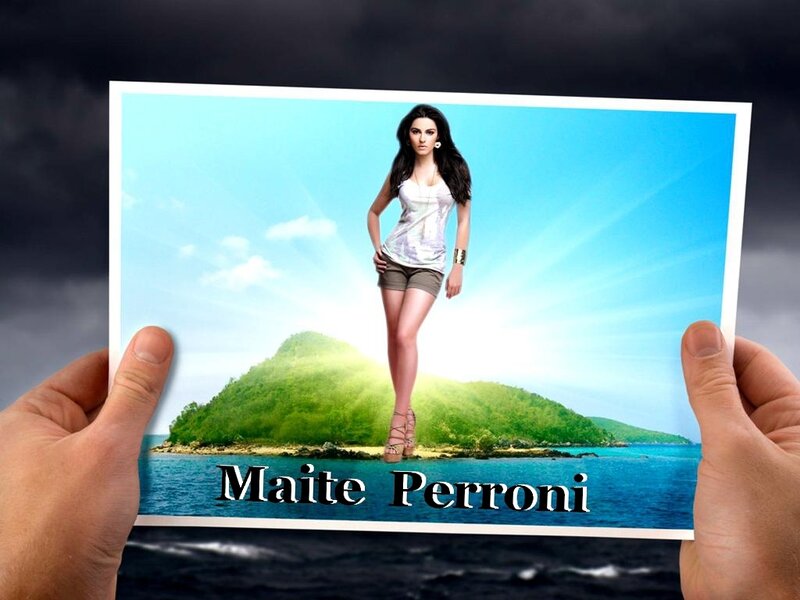Woman on Island Photo