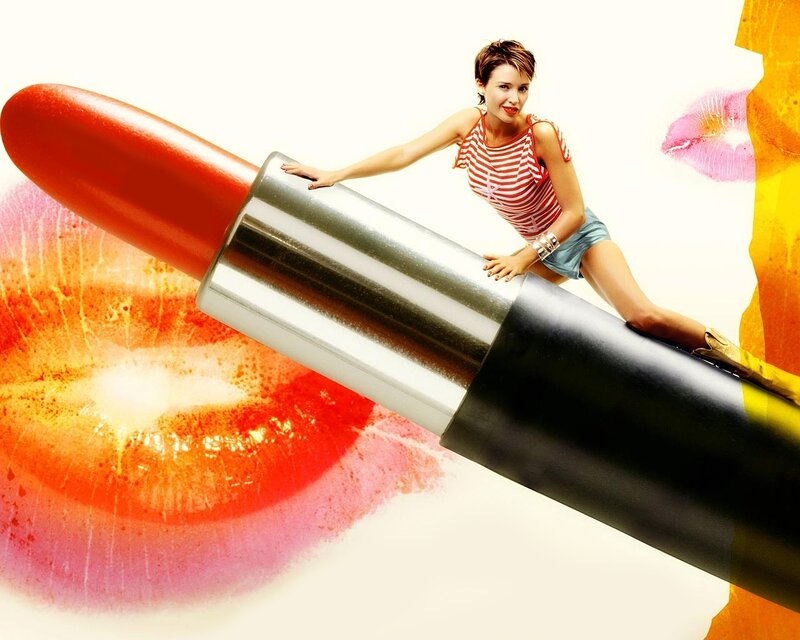 Woman on Lipstick