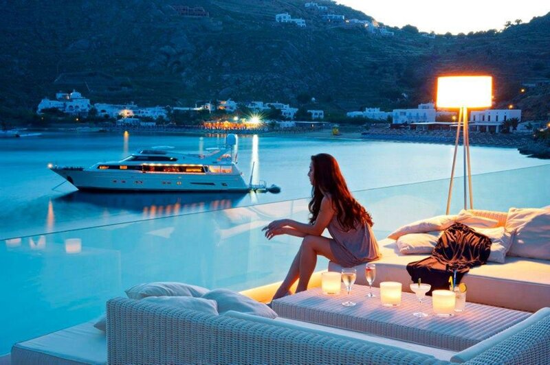 Woman on Lounge by Pool
