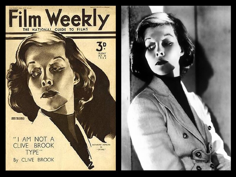 Woman on Magazine Cover — Black