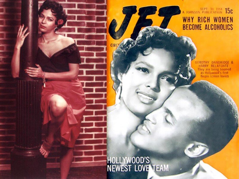 Woman on Magazine Cover — Yellow, Dramatic