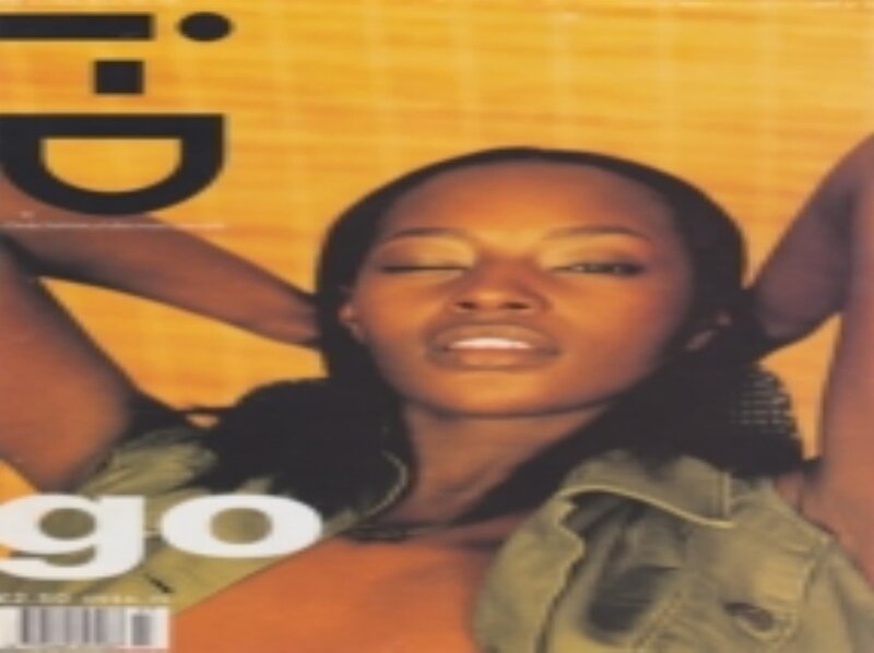 Woman on Magazine Cover — Yellow