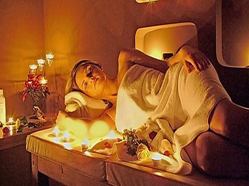 Woman on Massage Table — Yellow