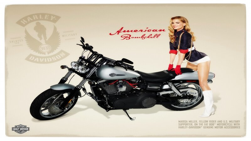 Woman on Motorcycle — Beige, Confident