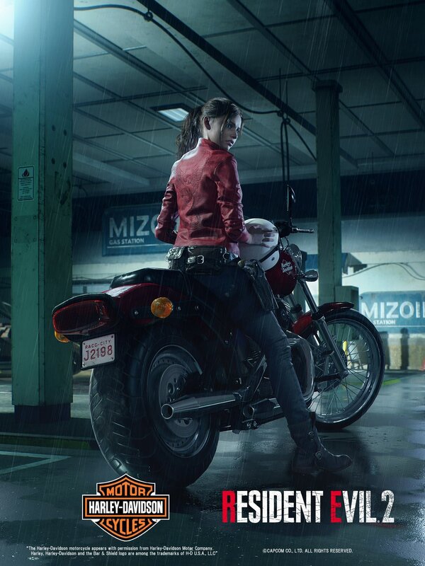 Woman on Motorcycle — Black, Dark, Dramatic