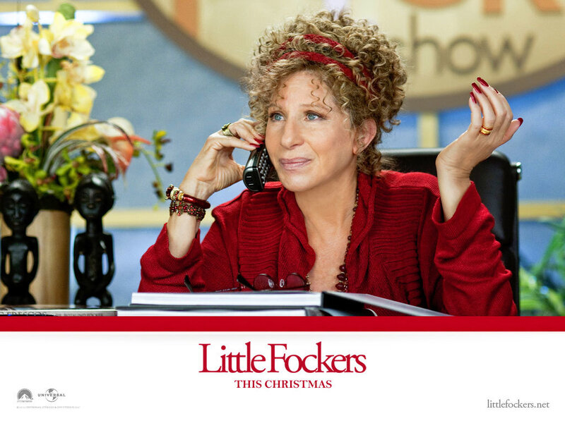 Woman on Phone at Desk — Red
