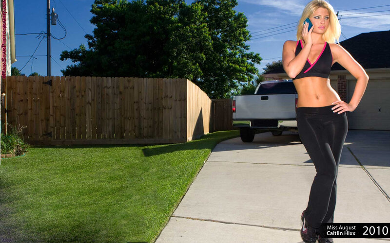woman on phone in driveway