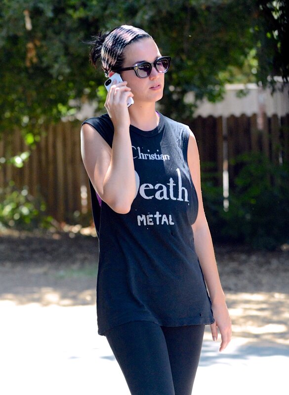 Woman on phone outdoors