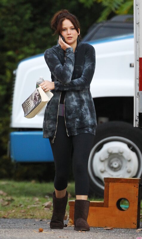 woman on phone outdoors
