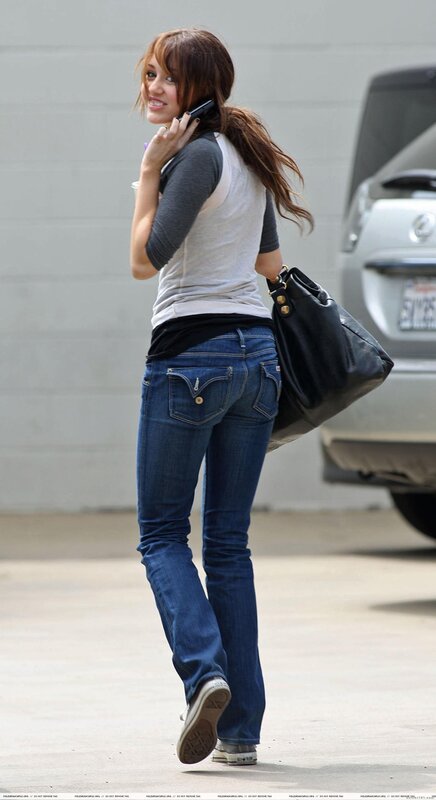 Woman on phone walking