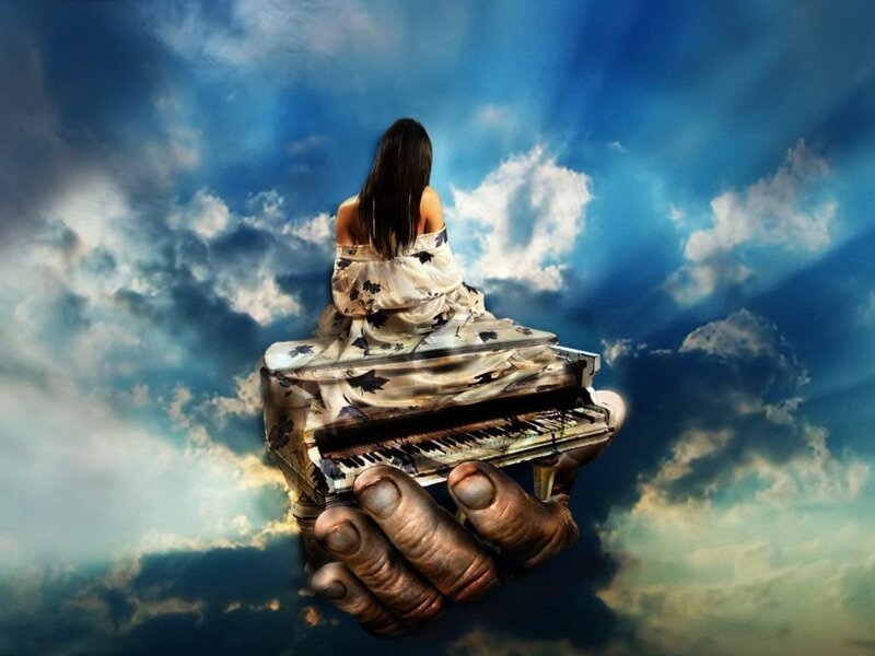 Woman on Piano