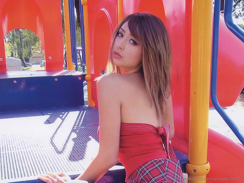 Woman on Playground