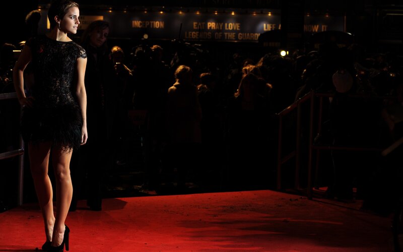 woman on red carpet
