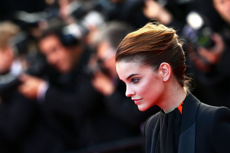 woman on red carpet