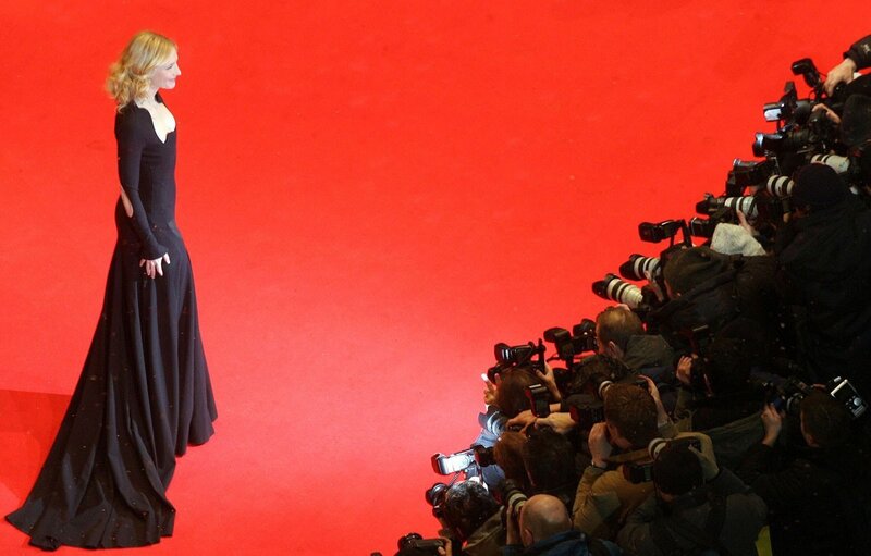 woman on red carpet