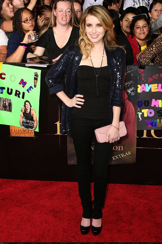 woman on red carpet at premiere