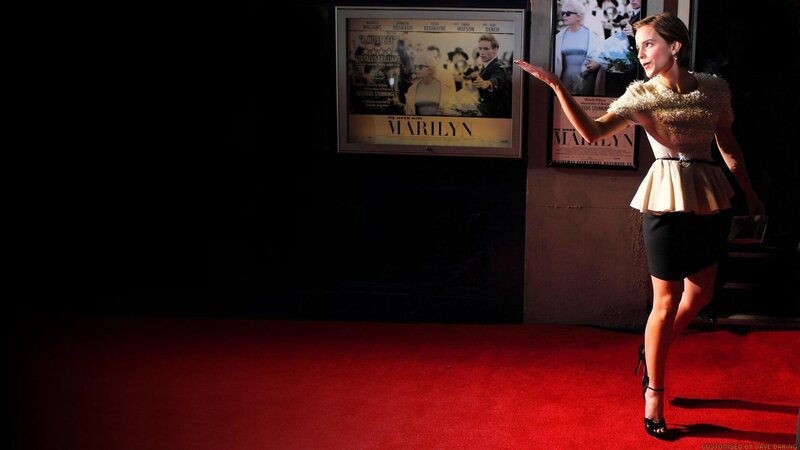 Woman on Red Carpet — Dramatic, Night, Photograph, Red Carpet, Movie Poster
