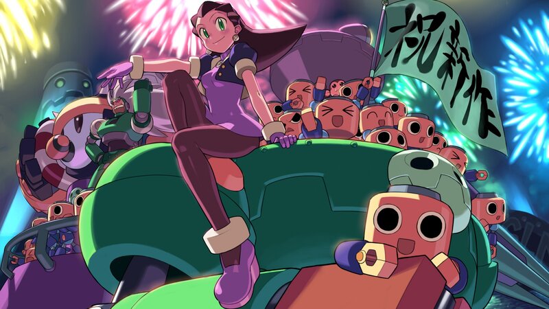 Woman on Robot Vehicle
