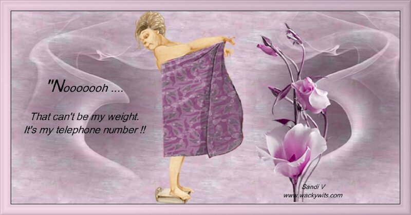 Woman on Scale — Purple