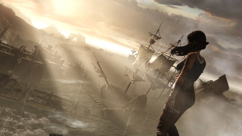 Woman on Shipwrecked Sea